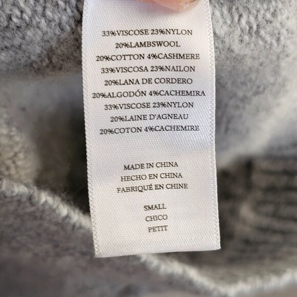 Rails Light Grey Ruffle Frill Sweater Sz S - Picture 9 of 11